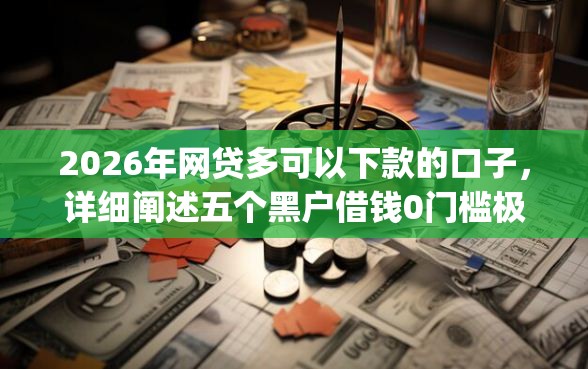 2026年网贷多可以下款的口子，详细阐述五个黑户借钱0门槛极速下款app