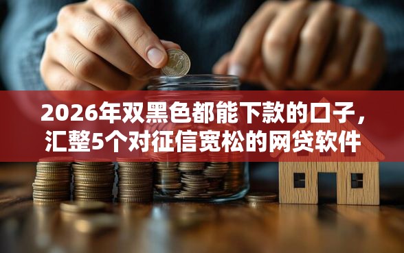 2026年双黑色都能下款的口子，汇整5个对征信宽松的网贷软件
