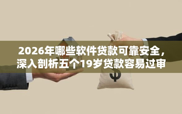 2026年哪些软件贷款可靠安全，深入剖析五个19岁贷款容易过审批的平台