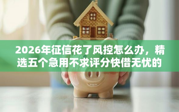 2026年征信花了风控怎么办，精选五个急用不求评分快借无忧的平台