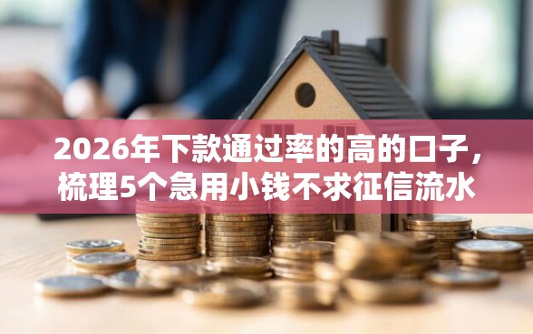 2026年下款通过率的高的口子，梳理5个急用小钱不求征信流水轻松贷的平台