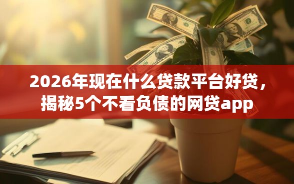 2026年现在什么贷款平台好贷，揭秘5个不看负债的网贷app