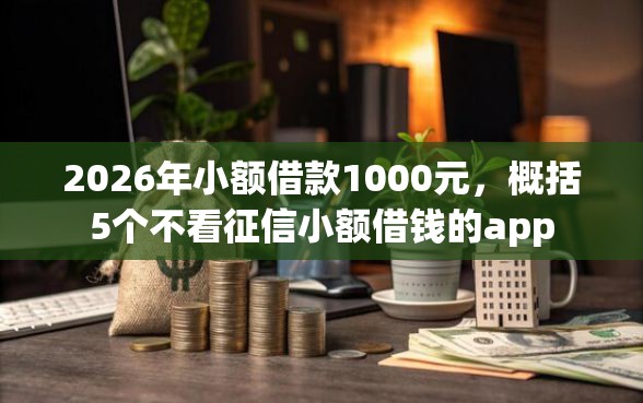 2026年小额借款1000元，概括5个不看征信小额借钱的app
