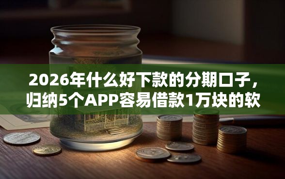 2026年什么好下款的分期口子，归纳5个APP容易借款1万块的软件